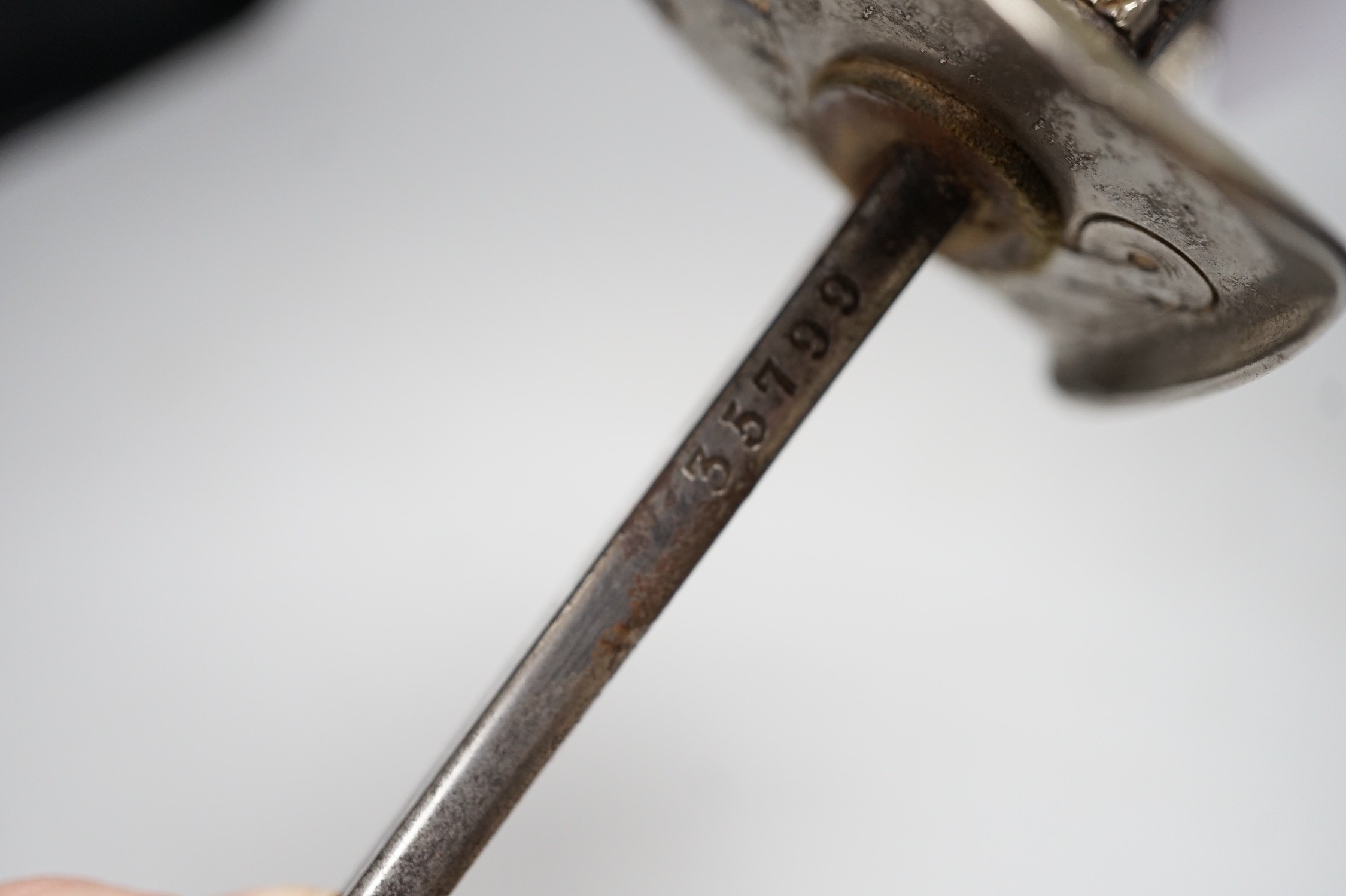 A Wilkinsons officers sword and scabbard